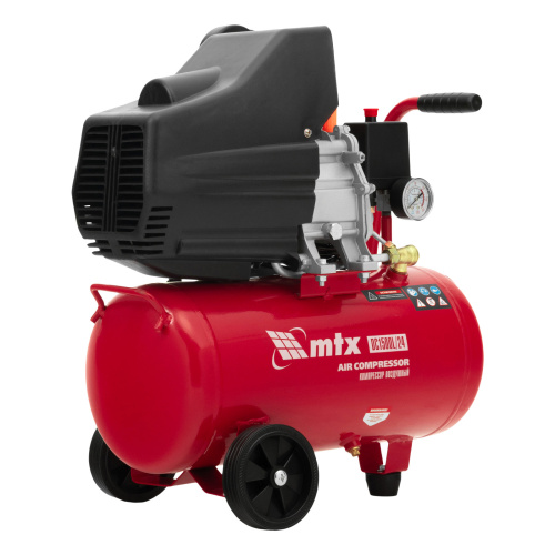 Компрессор воздушный DC1500L/24, 1,5 кВт, 24 л, 210 л/мин MTX по ценам производителя в Уфе с доставкой по всей России