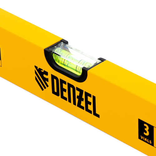 Уровень алюминиевый, 600 мм, фрезерованный, 3 глазка Denzel по ценам производителя в Уфе с доставкой по всей России