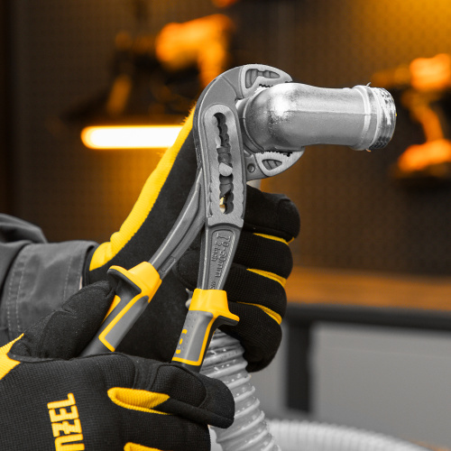 Клещи переставные, трехкомпонентные рукоятки 240 мм Denzel по ценам производителя в Уфе с доставкой по всей России