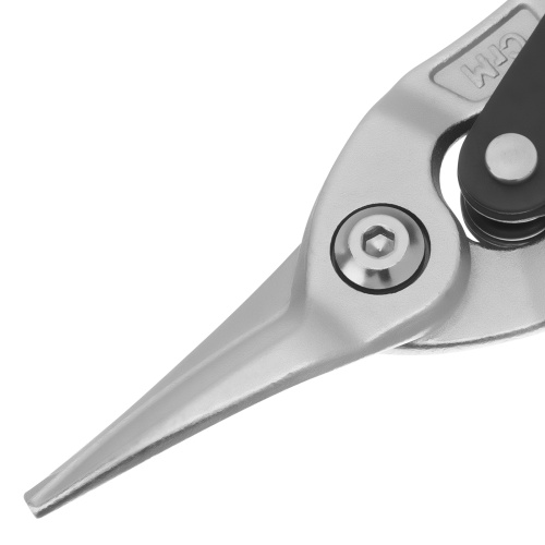 Ножницы по металлу, 270 мм, прямой рез, сталь-CrMo, трехкомпонентные рукоятки Denzel по ценам производителя в Уфе с доставкой по всей России