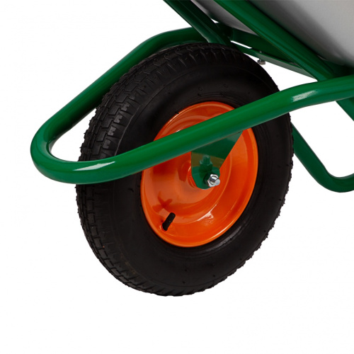 Тачка садово-строительная, усиленная, грузоподъемность 200 кг, объем 90 л по ценам производителя в Уфе с доставкой по всей России