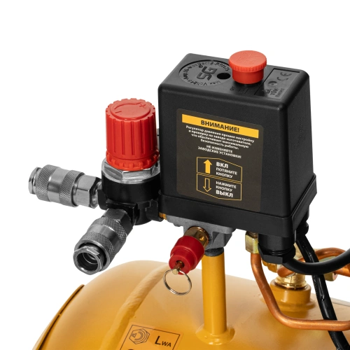 Компрессор воздушный, прямой привод DC1500/50, 1.5 кВт, 50 литров, 220 л/мин Denzel по ценам производителя в Уфе с доставкой по всей России