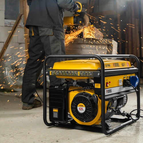 Генератор бензиновый GE 7900, 6.5 кВт, 220 В/50 Гц, 25 л, ручной пуск Denzel по ценам производителя в Уфе с доставкой по всей России