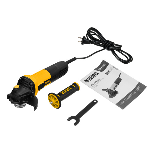 Машина шлифовальная угловая AG115-750, 750 Вт, 115 мм, 11000 об/мин Denzel по ценам производителя в Уфе с доставкой по всей России