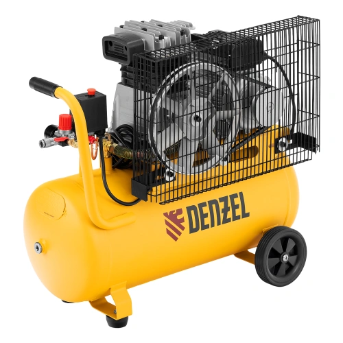 Компрессор воздушный BCI2300/50, ременный привод, 2.3 кВт, 50 литров, 400 л/мин Denzel по ценам производителя в Уфе с доставкой по всей России