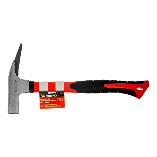 Молоток кровельщика "optimal", 600 г, фибергласовая обрезиненная рукоятка Matrix по ценам производителя в Уфе с доставкой по всей России