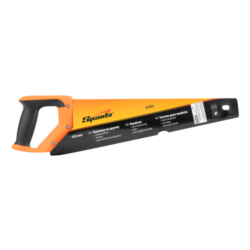 Ножовка по дереву, 450 мм, 7-8 TPI, зуб 2D, каленый зуб, двухкомпонентная рукоятка Sparta по ценам производителя в Уфе с доставкой по всей России