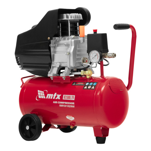Компрессор воздушный DC1500L/24, 1,5 кВт, 24 л, 210 л/мин MTX по ценам производителя в Уфе с доставкой по всей России