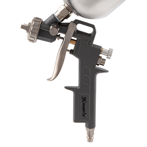 Краскораспылитель пневматический с верхним бачком V 0.6 л, сопло D 1.2, 1.5 и 1.8 мм Matrix по ценам производителя в Уфе с доставкой по всей России