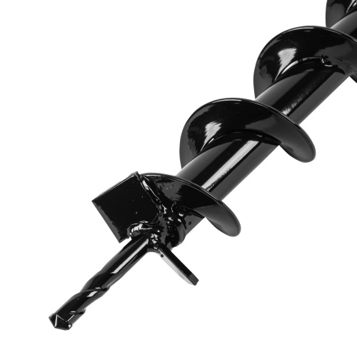 Шнек для грунта E-60, диаметр 60 мм, длина 800 мм,соединение 20 мм, несъемный нож Denzel по ценам производителя в Уфе с доставкой по всей России