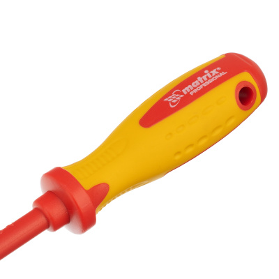 Отвертка Insulated, SL5.5 x 125 мм, CrMo, до 1000 В, двухкомпонентная рукоятка Matrix Professional по ценам производителя в Уфе с доставкой по всей России