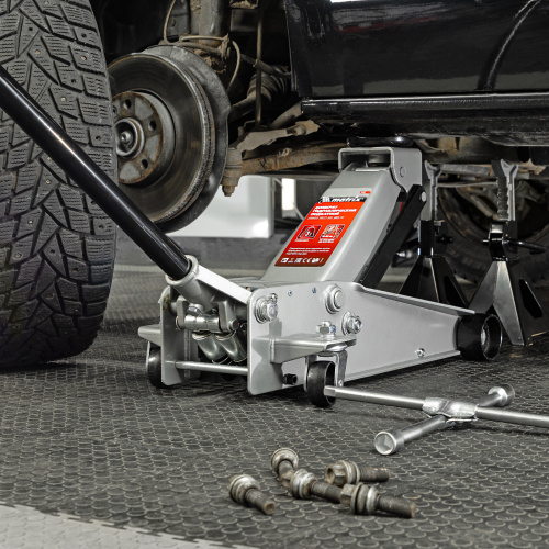 Домкрат гидравлический подкатной профессиональный, быстрый подъем, 3 т, 130-465 мм. Quick Matrix по ценам производителя в Уфе с доставкой по всей России