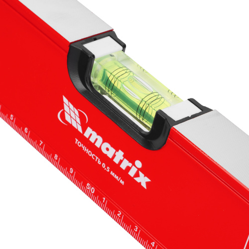 Уровень алюминиевый, фрезерованный, 3 глазка, рукоятки, 1000 мм Matrix по ценам производителя в Уфе с доставкой по всей России