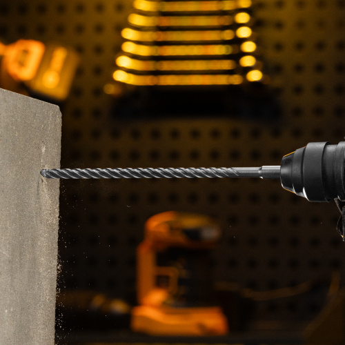 Бур по бетону, цельная крестовая пластина, 10x315 мм, SDS PLUS Denzel по ценам производителя в Уфе с доставкой по всей России