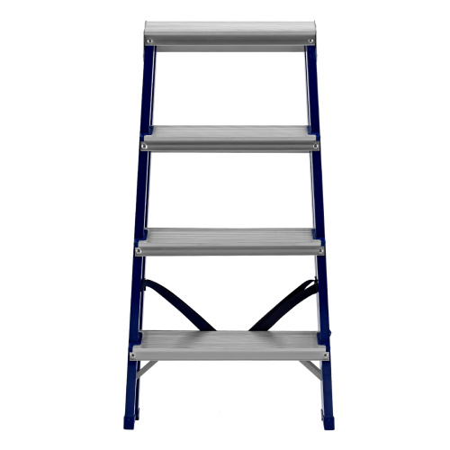 Стремянка двусторонняя 4 ступени, стальная, Сибртех по ценам производителя в Уфе с доставкой по всей России