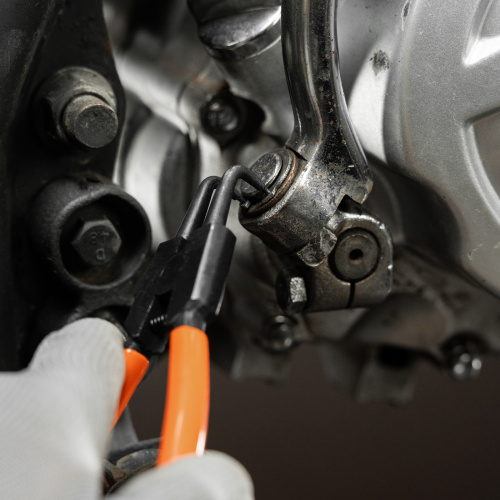 Съемник, 150 мм, для внешних стопорных колец, изогнутые губки (разжим) Sparta по ценам производителя в Уфе с доставкой по всей России