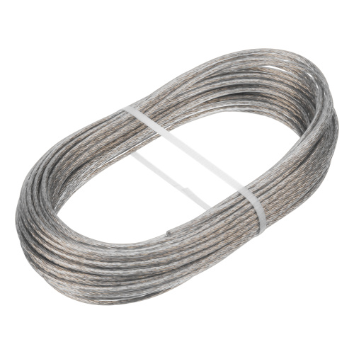 Трос металлополимерный прозрачный ПР-3.0, толщина 3.0 мм, моток 20 метров Сибртех по ценам производителя в Уфе с доставкой по всей России