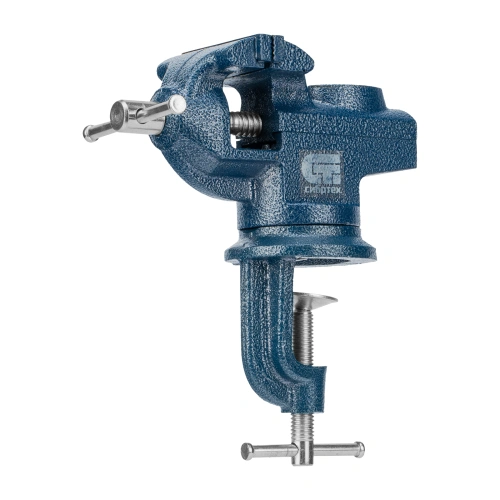 Тиски слесарные, настольные, поворотные, ширина рабочих губок 65 мм, наковальня Сибртех по ценам производителя в Уфе с доставкой по всей России