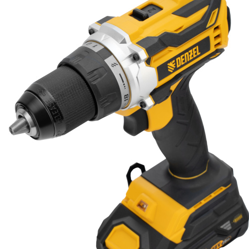 Дрель-шуруповерт аккумуляторная, бесщет. BLDL-18-02 Li-Ion, 18 В Denzel по ценам производителя в Уфе с доставкой по всей России