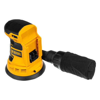 Машина шлифовальная эксцентриковая аккумуляторная COS-125-0, 18В Li-Ion Denzel по ценам производителя в Уфе с доставкой по всей России