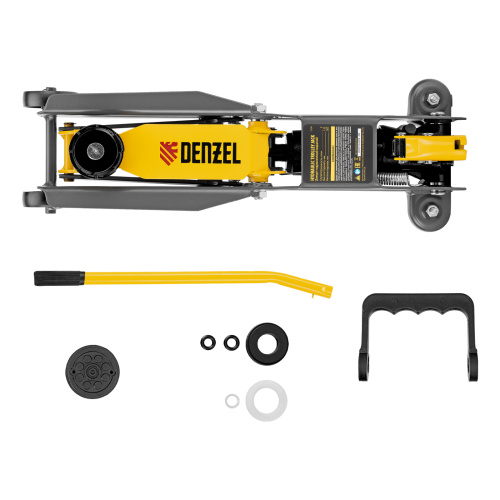 Домкрат гидравлический подкатной, 2 т, 135-385 мм Denzel по ценам производителя в Уфе с доставкой по всей России