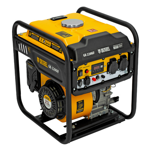 Генератор инверторный GK-2200iF, 2,2 кВт, 230 В, ручной старт DENZEL по ценам производителя в Уфе с доставкой по всей России