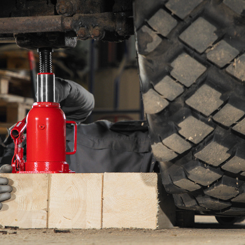 Домкрат гидравлический бутылочный 20 т, h подъема 215-405 мм Sparta Compact купить в Москве с доставкой по всей России | ProtosMarket.ru