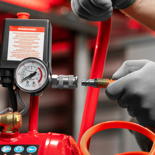 Компрессор воздушный DC1500L/24, 1,5 кВт, 24 л, 210 л/мин MTX по ценам производителя в Уфе с доставкой по всей России