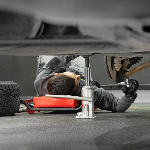 Домкрат гидравлический бутылочный, 5 т, h подъема 197-382 мм Matrix по ценам производителя в Уфе с доставкой по всей России