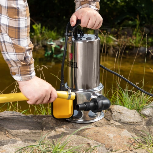 Дренажный насос DP1100X, 1100 Вт, подъем 11 м, 15500 л/ч Denzel по ценам производителя в Уфе с доставкой по всей России