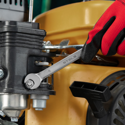 Ключ комбинированный, 9 мм, CrV, матовый хром Stels по ценам производителя в Уфе с доставкой по всей России