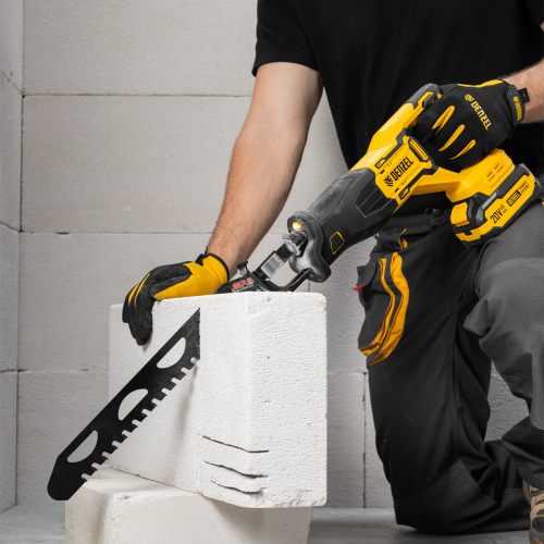 Пила сабельная аккумуляторная бесщет. RS-250, Li-Ion, 20 В Denzel по ценам производителя в Уфе с доставкой по всей России