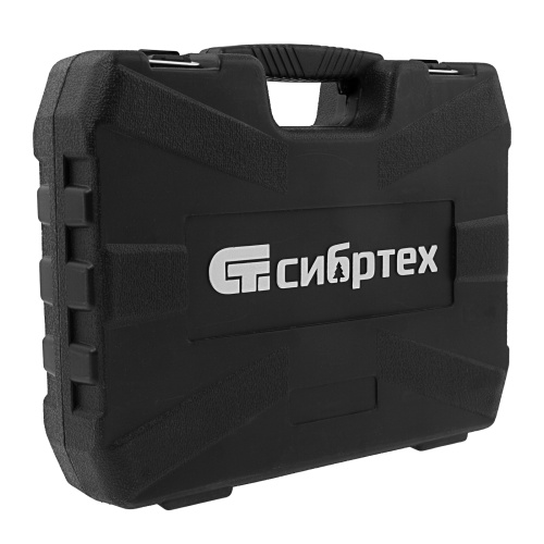 Набор инструмента, 1/2", 1/4", пластиковый кейс,94 предмета Сибртех по ценам производителя в Уфе с доставкой по всей России