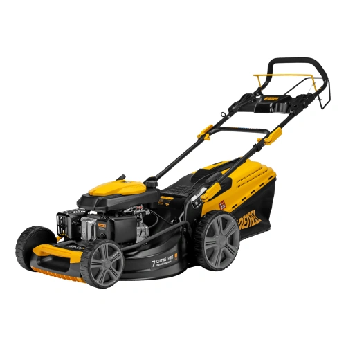 Газонокосилка бензиновая GLD-520SP, 196 куб.см, ширина 52 см, привод, 7 уровней,травосборник 60 л Denzel по ценам производителя в Уфе с доставкой по всей России