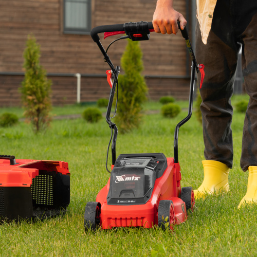 Газонокосилка аккумуляторная бесщеточная CLM-320, 320 мм, травосб. 30 л, Li-Ion, 20 В MTX по ценам производителя в Уфе с доставкой по всей России