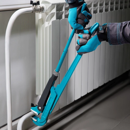 Ключ трубный рычажный 3, №4, цельнокованый, CrV, тип "L" Gross по ценам производителя в Уфе с доставкой по всей России