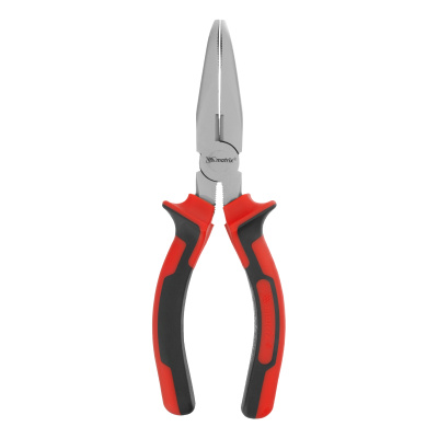Длинногубцы изогнутые Nickel, 180 мм, никелированные, двухкомпонентные рукоятки Matrix по ценам производителя в Уфе с доставкой по всей России