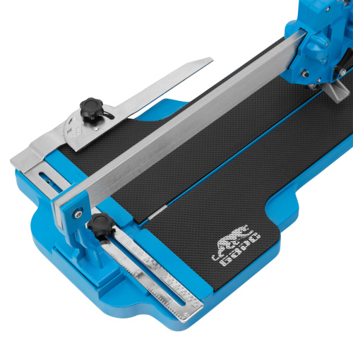 Плиткорез ручной монорельсовый 600 х 14 мм, ходовая каретка, 9/4 регулировка подшипников, литая станина Барс по ценам производителя в Уфе с доставкой по всей России