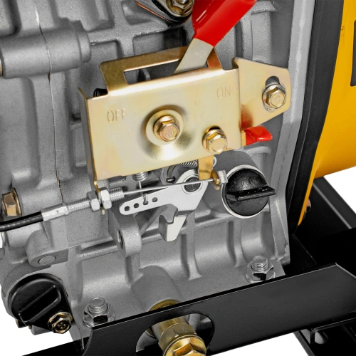 Генератор дизельный DES-55E, 5,5 кВт, 230 В, 11 л, электростартер Denzel по ценам производителя в Уфе с доставкой по всей России