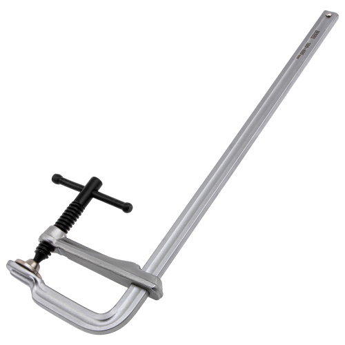 Струбцина F-образная, 100x400мм, кованая Denzel по ценам производителя в Уфе с доставкой по всей России