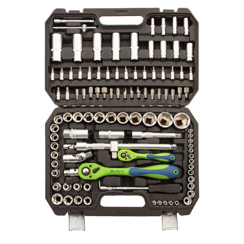 Набор инструментов 108 предметов, CrV, 1/2", 1/4" Сибртех по ценам производителя в Уфе с доставкой по всей России