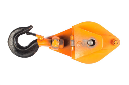 Блок монтажный однорольный с  крюком TOR 1 т с откидной щекой по ценам производителя в Уфе с доставкой по всей России