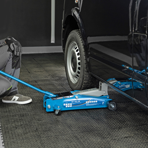 Домкрат гидравлический подкатной, высокий подъем, 3т, SUV, 190-535 мм Stels по ценам производителя в Уфе с доставкой по всей России