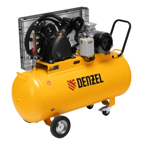 Компрессор воздушный рем. привод BCV 4000-T/200, 4,0 кВт, 200 литров, 690 л/мин Denzel по ценам производителя в Уфе с доставкой по всей России
