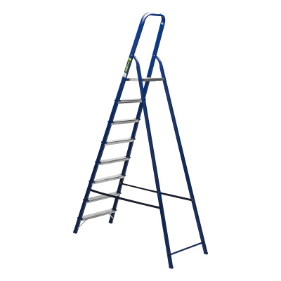 Стремянка, 8 ступеней, стальная, Сибртех по ценам производителя в Уфе с доставкой по всей России