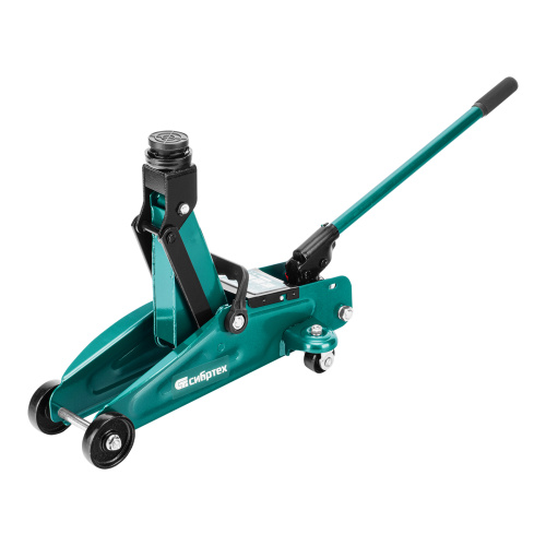 Домкрат гидравлический подкатной, 2 т, 127-330 мм, в пласт. кейсе Сибртех по ценам производителя в Уфе с доставкой по всей России