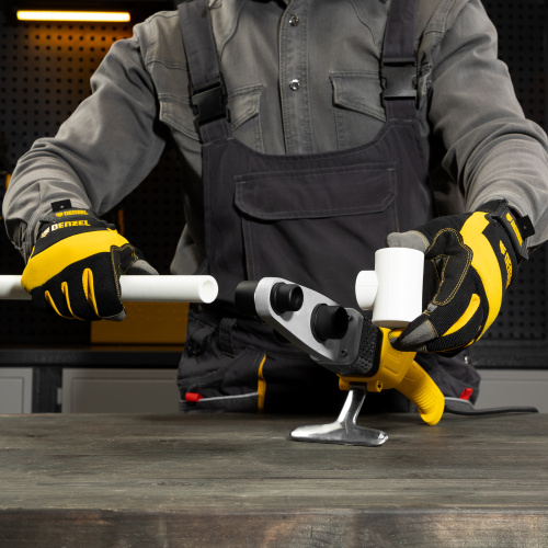 Аппарат для сварки пластиковых труб DWP-800, Х-Pro, 800 Вт, 300 град, комплект насадок, 20-32 мм Denzel по ценам производителя в Уфе с доставкой по всей России