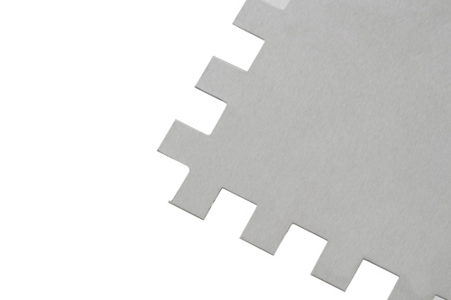 Гладилка из нержавеющей стали, 280 х 130 мм, зеркальная полировка, пластмассовая ручка, зуб 8 х 8 мм Matrix по ценам производителя в Уфе с доставкой по всей России