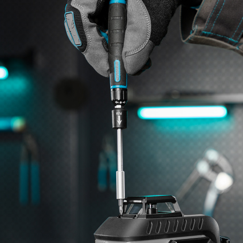 Отвертка с набором бит и торцевых головок для точных работ, гибкий привод, 48 шт, CrMo Gross по ценам производителя в Уфе с доставкой по всей России