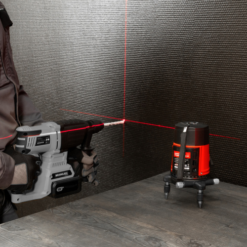 Лазерный уровень CRX-30R, 30 м, красный луч, батарейки, резьба 5/8" MTX по ценам производителя в Уфе с доставкой по всей России